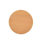 Table d'appoint Rossville 18 ronde en rotin et bois avec tiroir