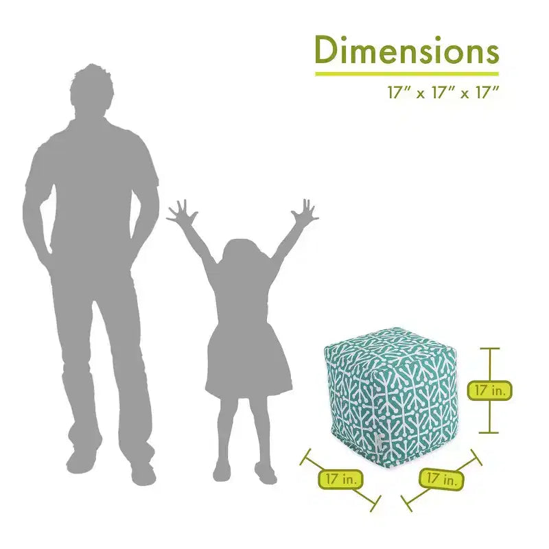 Pouf cube Aruba