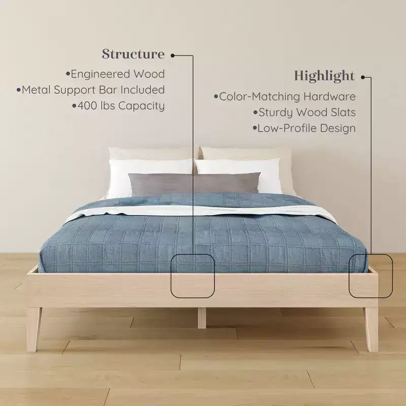 Lit plateforme Bear (Grand lit)