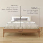 Lit plateforme Bear (Grand lit)