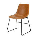 Lot de 4 chaises de cuisine et salle à manger bleu foncé