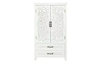 Meuble d'appoint de rangement transitionnel de 26,77'' avec 2 portes et 2 tiroirs
