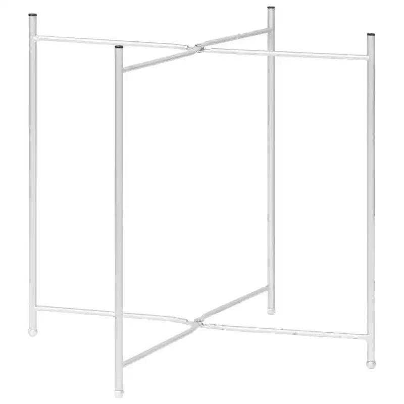 Table d'appoint en verre argenté, petite table d'appoint miroir en fil d'acier