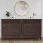 Commode et table de chevet à 3 tiroirs cannelés, commode en bois avec rangement pour chambre à coucher, salon, couloir ou entrée