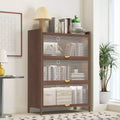 Tall Metal Storage Cabinet with 3 Flip Doors, Freestanding Steel Organizer with Ample Storage Space for Bedroom, Living Room, Kitchen