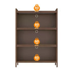 Armoire de rangement haute en métal avec 3 portes basculantes, Organisateur autoportant en acier avec un grand espace de rangement pour chambre, salon, cuisine