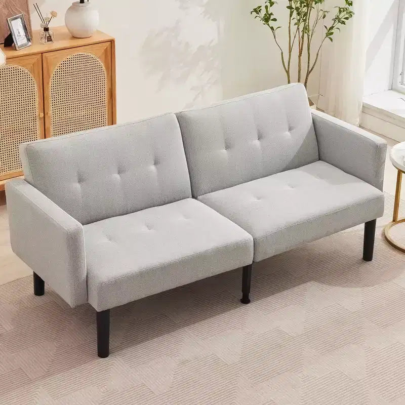 Miroir pleine longueur Archede de 71 pouces avec cadre en alliage d'aluminium et support, noir