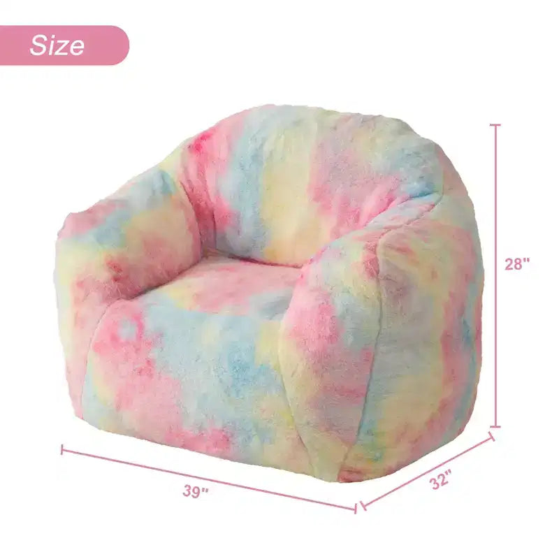Pouf poire pour adultes, fauteuil décontracté en mousse à mémoire de forme et fausse fourrure moelleuse, pouf canapé ergonomique, pouf confortable pour dortoir, salon