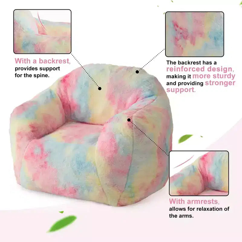 Pouf poire pour adultes, fauteuil décontracté en mousse à mémoire de forme et fausse fourrure moelleuse, pouf canapé ergonomique, pouf confortable pour dortoir, salon