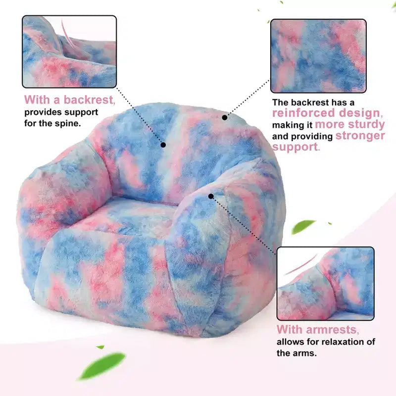 Pouf poire pour adultes, fauteuil décontracté en mousse à mémoire de forme et fausse fourrure moelleuse, pouf canapé ergonomique, pouf confortable pour dortoir, salon
