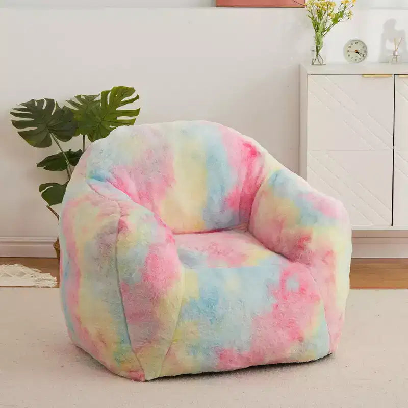 Pouf poire pour adultes, fauteuil décontracté en mousse à mémoire de forme et fausse fourrure moelleuse, pouf canapé ergonomique, pouf confortable pour dortoir, salon