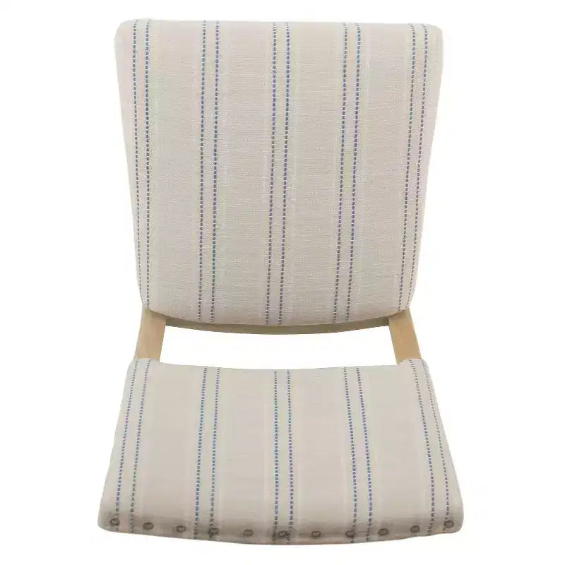 Lot de 2 chaises de salle à manger à rayures