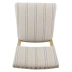 Lot de 2 chaises de salle à manger à rayures