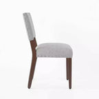 Lot de 2 chaises de salle à manger à rayures