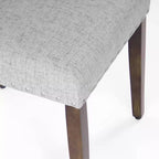 Lot de 2 chaises de salle à manger à rayures