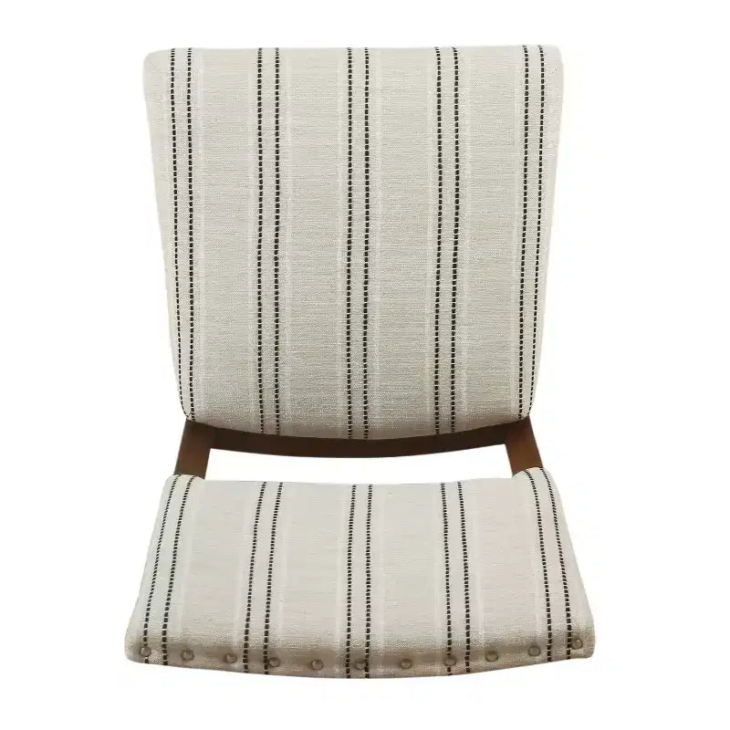 Lot de 2 chaises de salle à manger à rayures