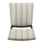Lot de 2 chaises de salle à manger à rayures
