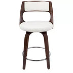 Lot de 2 tabourets de bar rembourrés hauteur comptoir