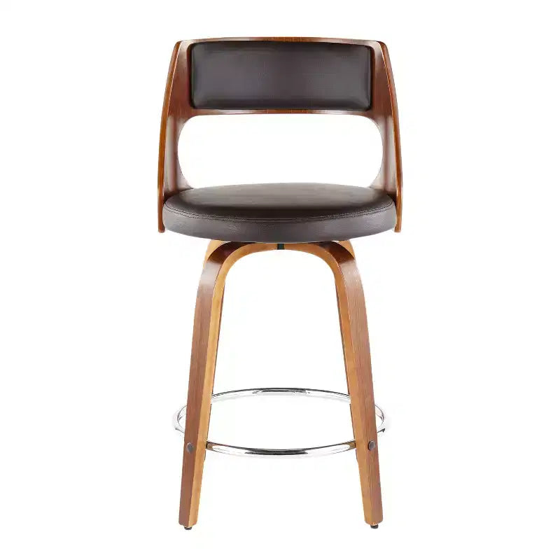 Lot de 2 tabourets de bar rembourrés hauteur comptoir
