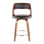 Lot de 2 tabourets de bar rembourrés hauteur comptoir